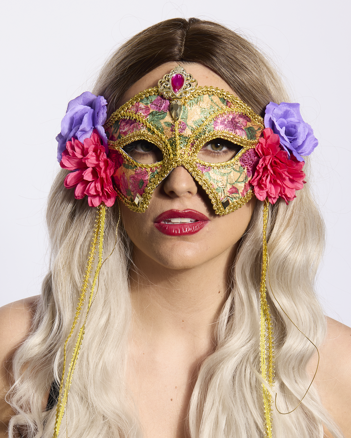 Eye Mask, Elegant floral