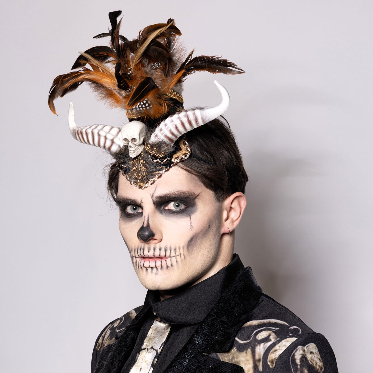 Headdress, Voodoo, Horned Mohawk