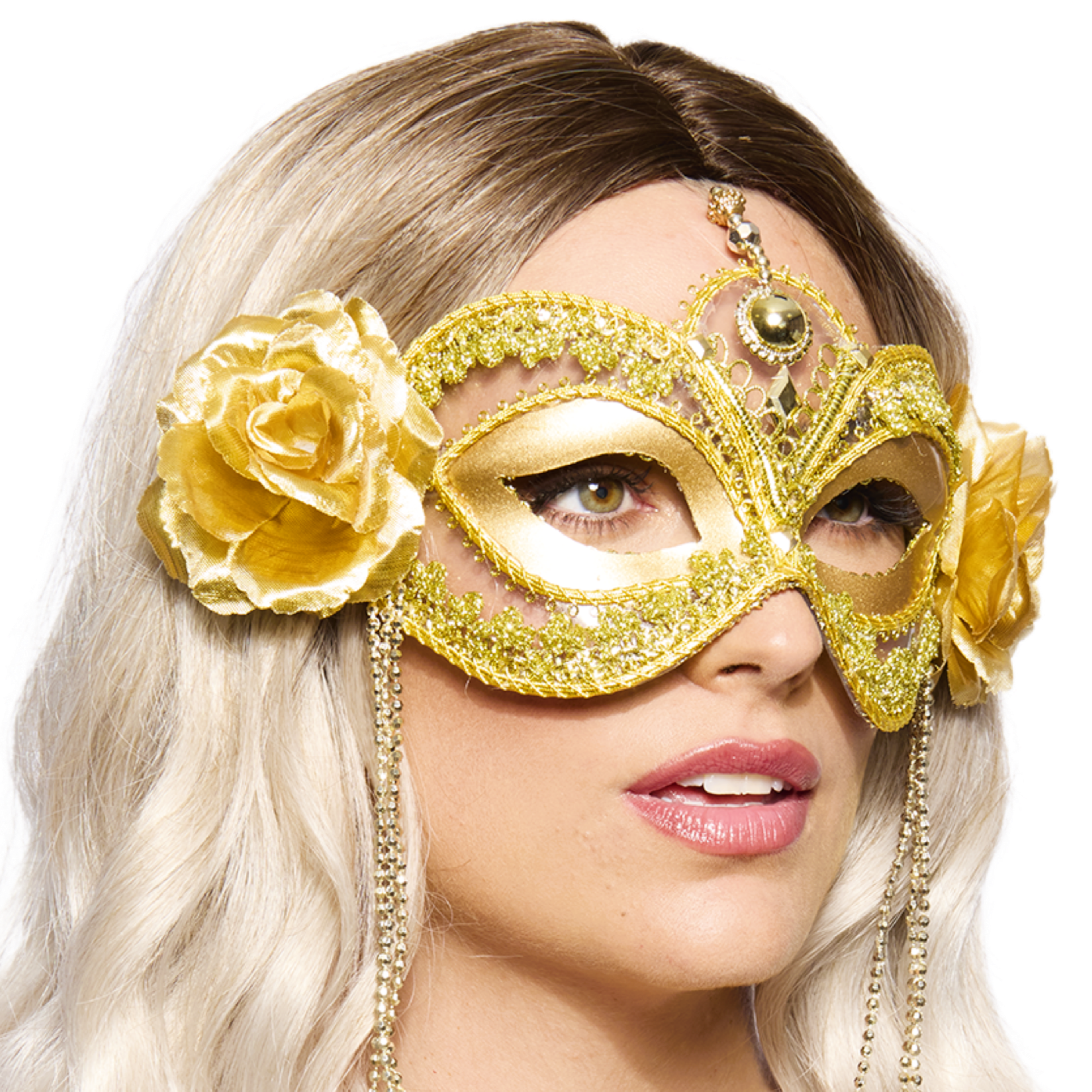 Eye Mask, Elegant Golden