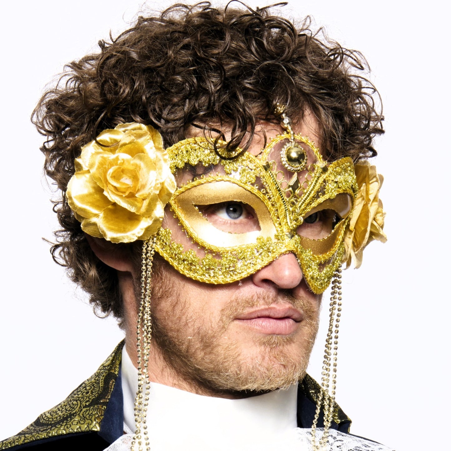 Eye Mask, Elegant Golden