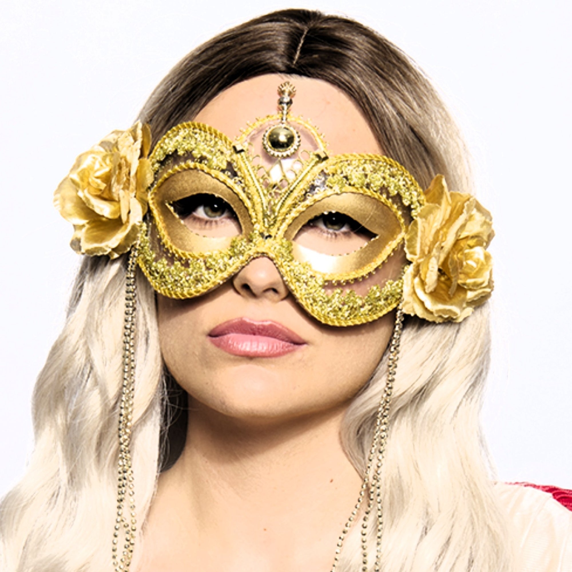 Eye Mask, Elegant Golden
