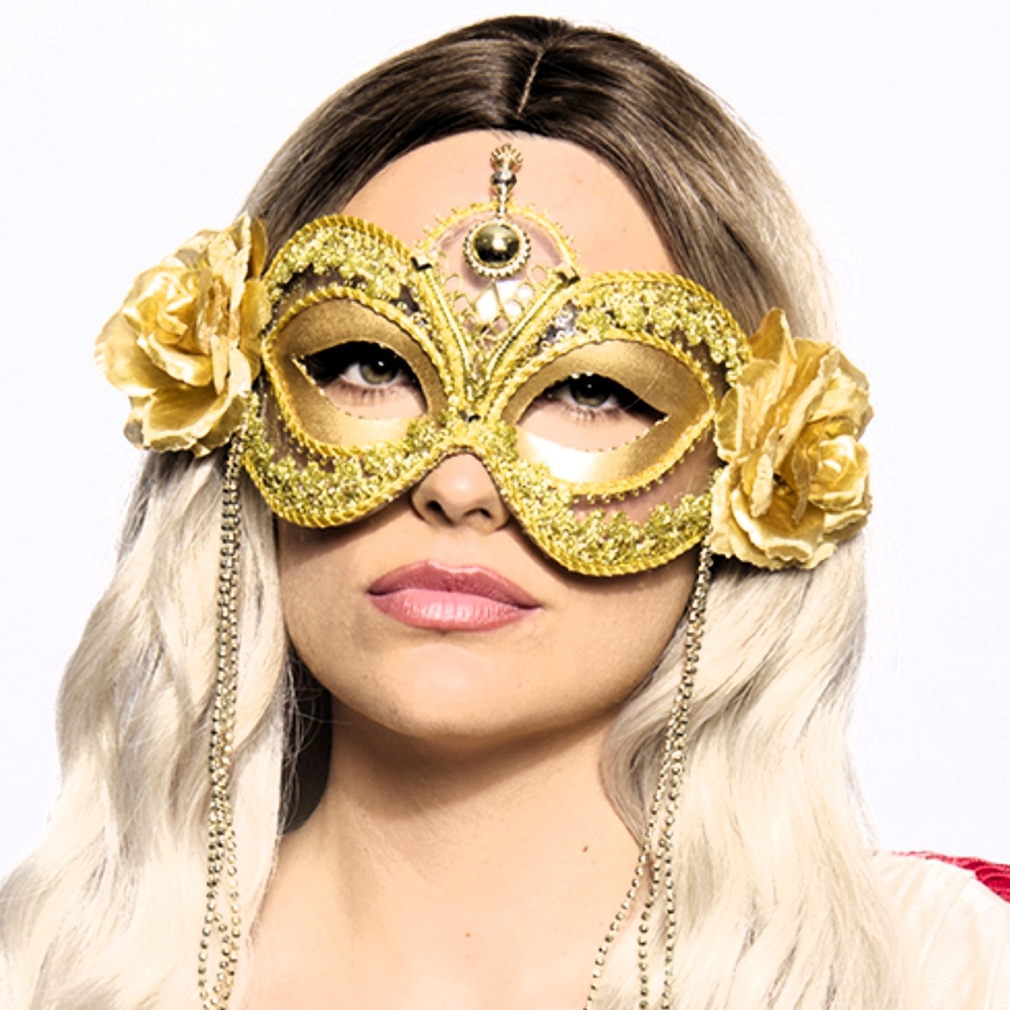 Eye Mask, Elegant Golden