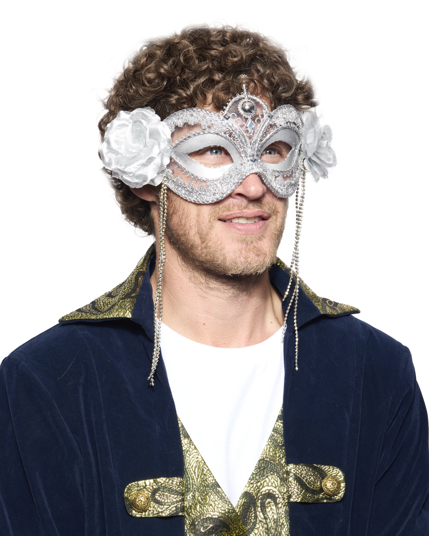 Eye Mask, Elegant Silver