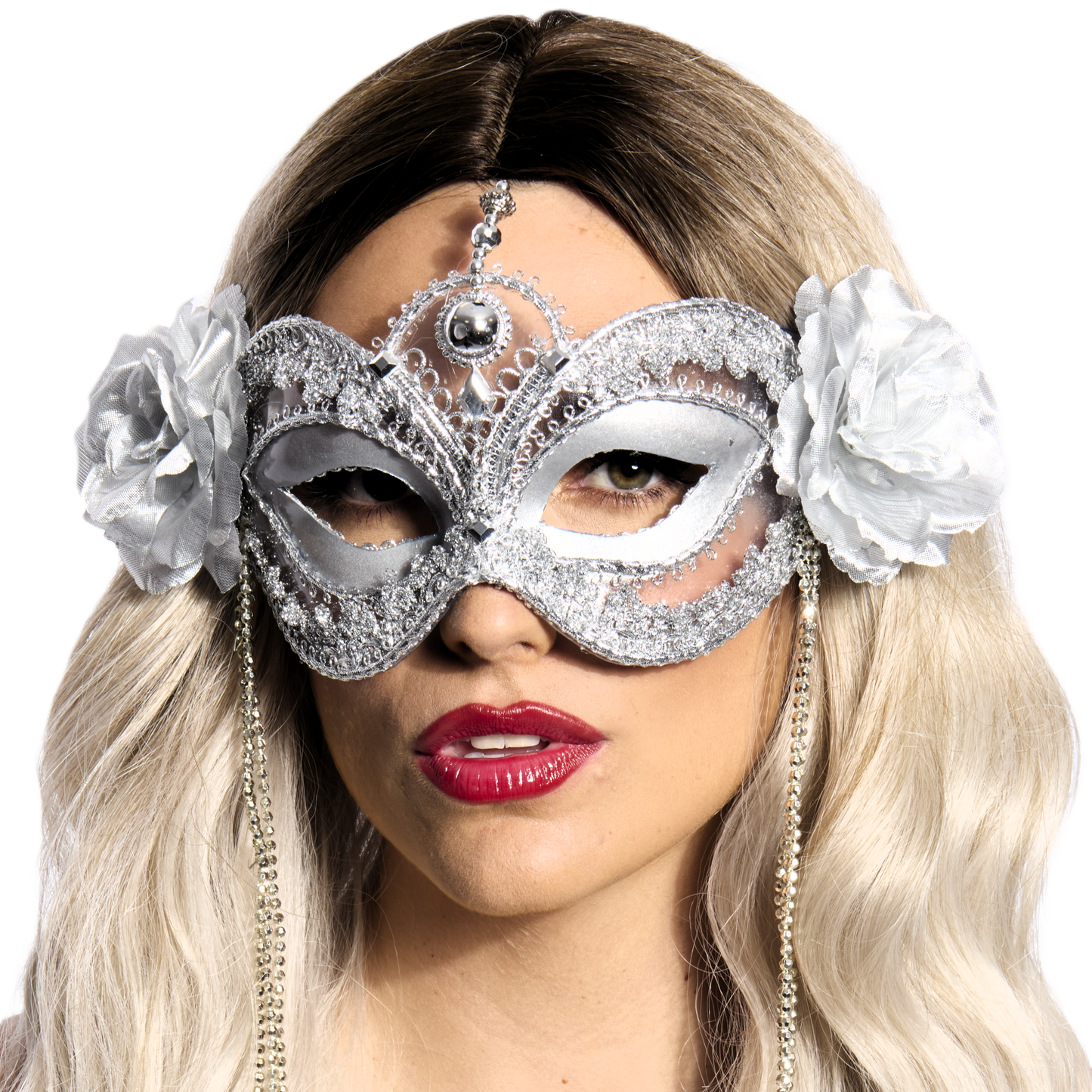 Eye Mask, Elegant Silver