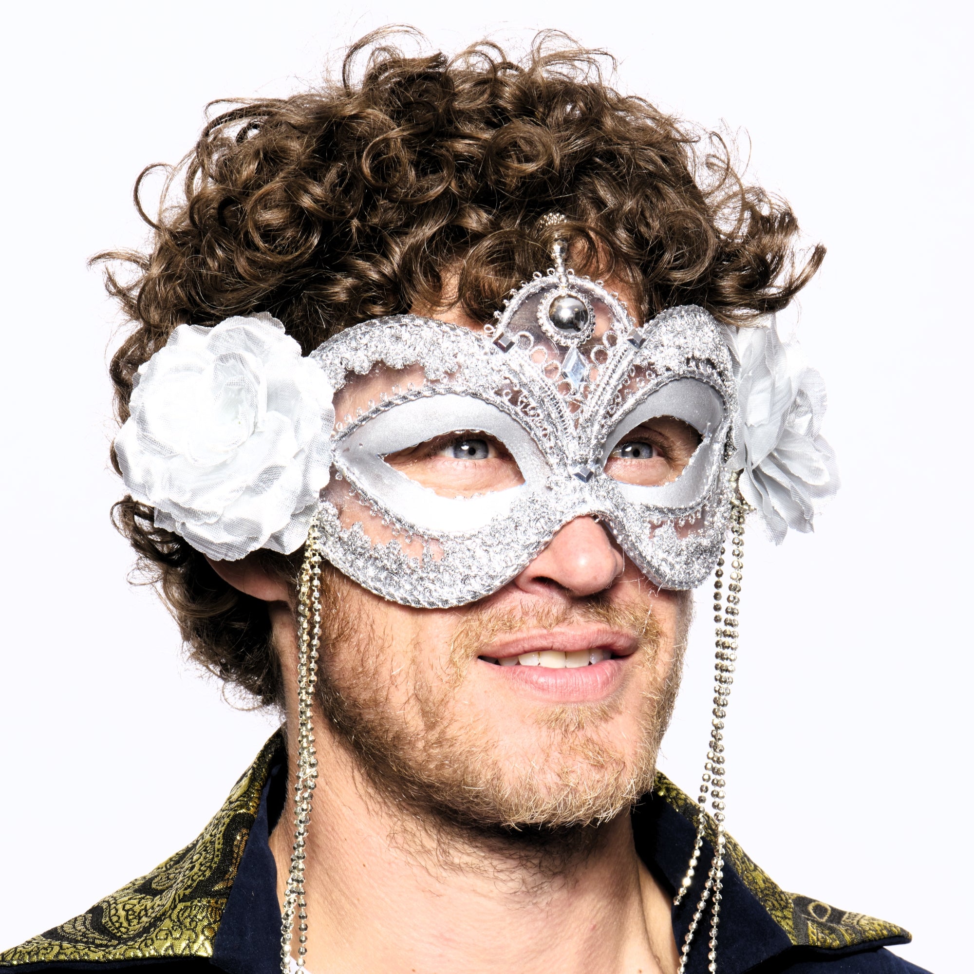 Eye Mask, Elegant Silver