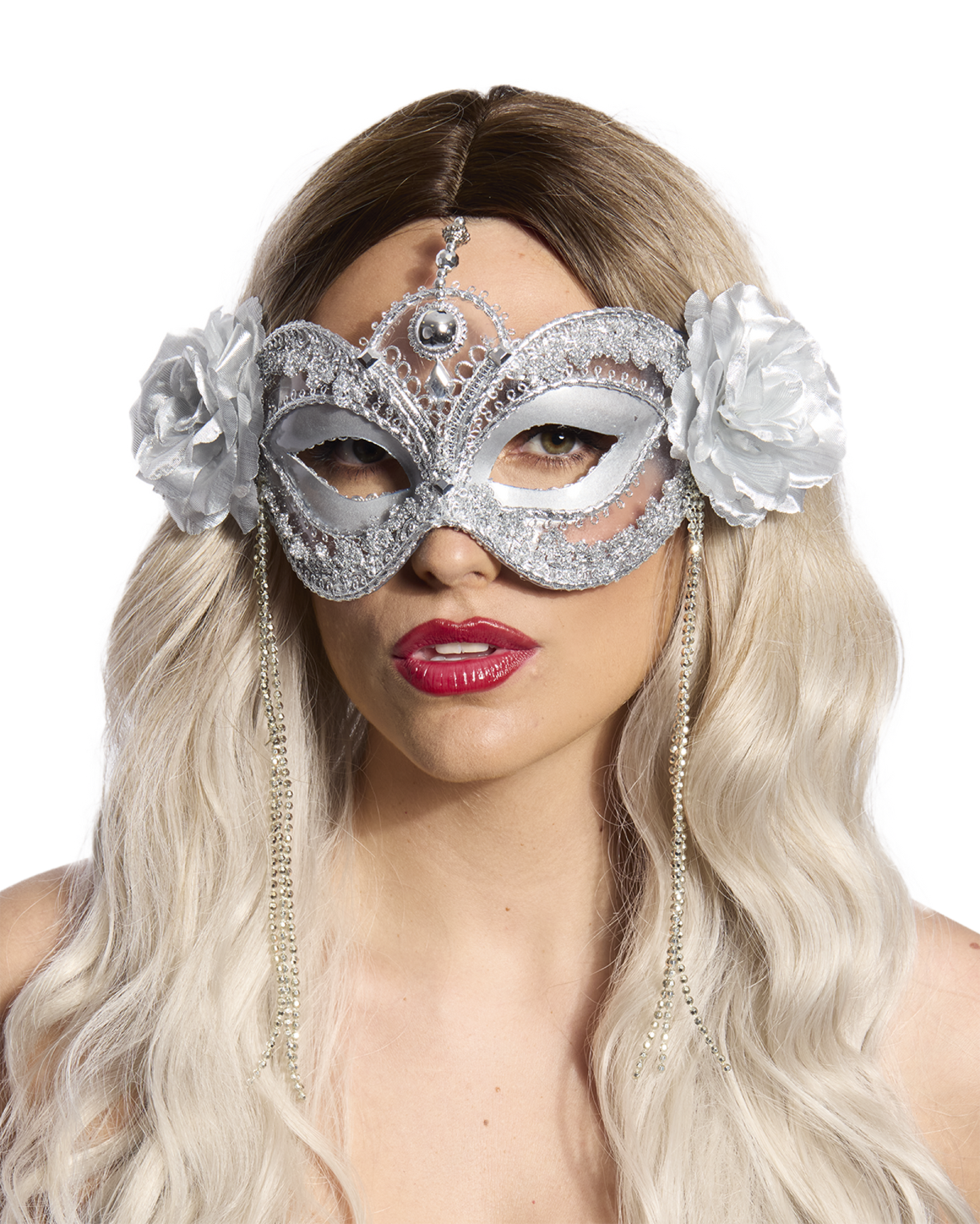 Eye Mask, Elegant Silver