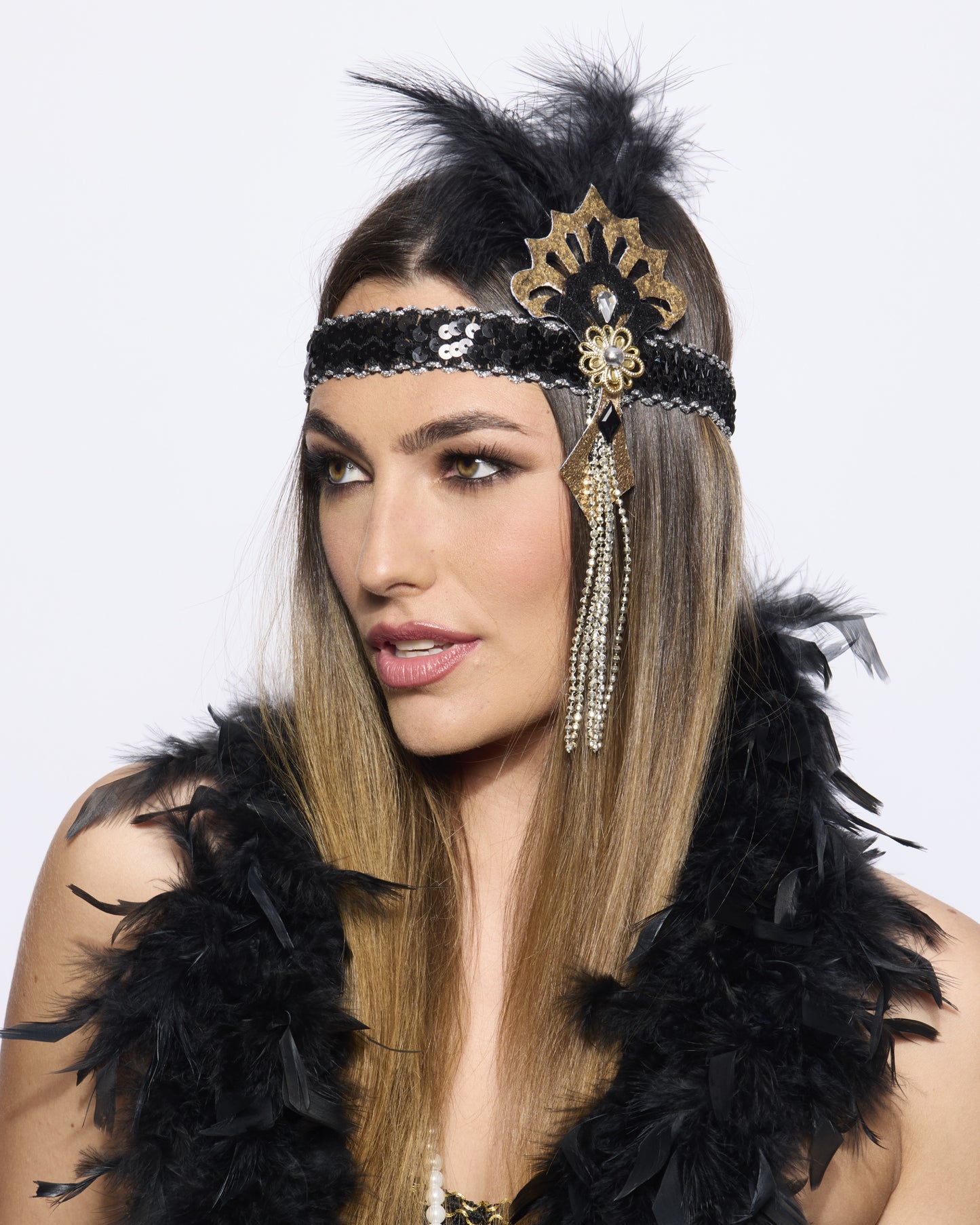 Headband, Charleston Sequinned