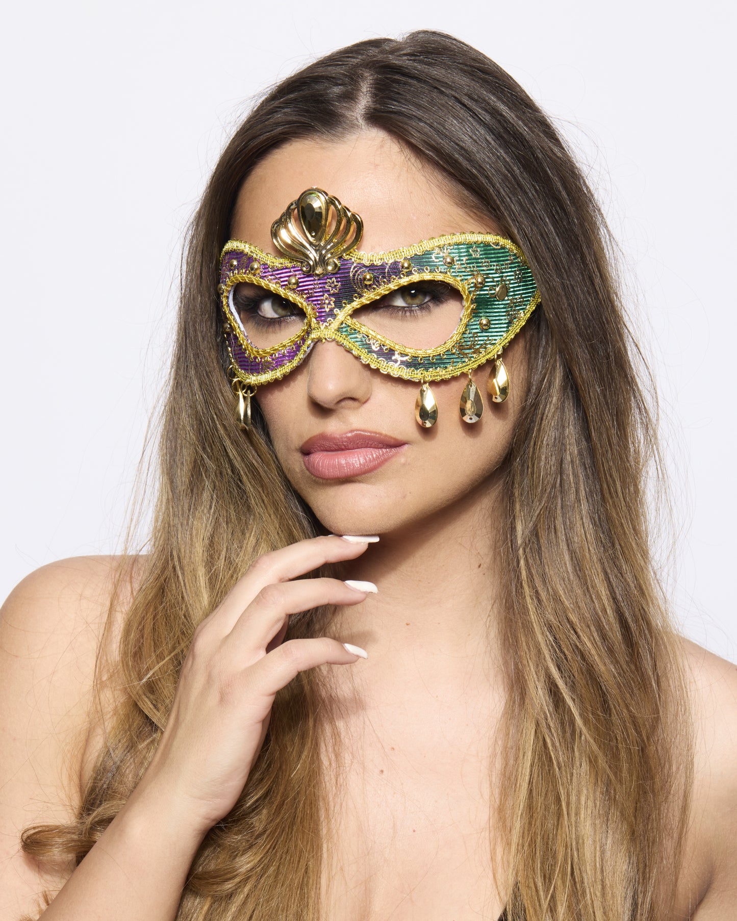 Eye Mask, Jewelled, Mardi Gras