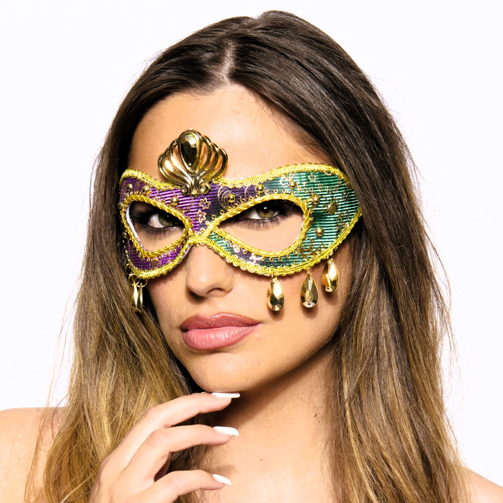 Eye Mask, Jewelled, Mardi Gras