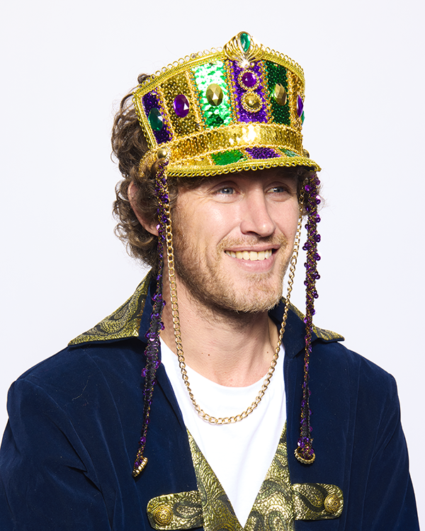 Mardi Gras Light Up, Marching Band Half-Cap