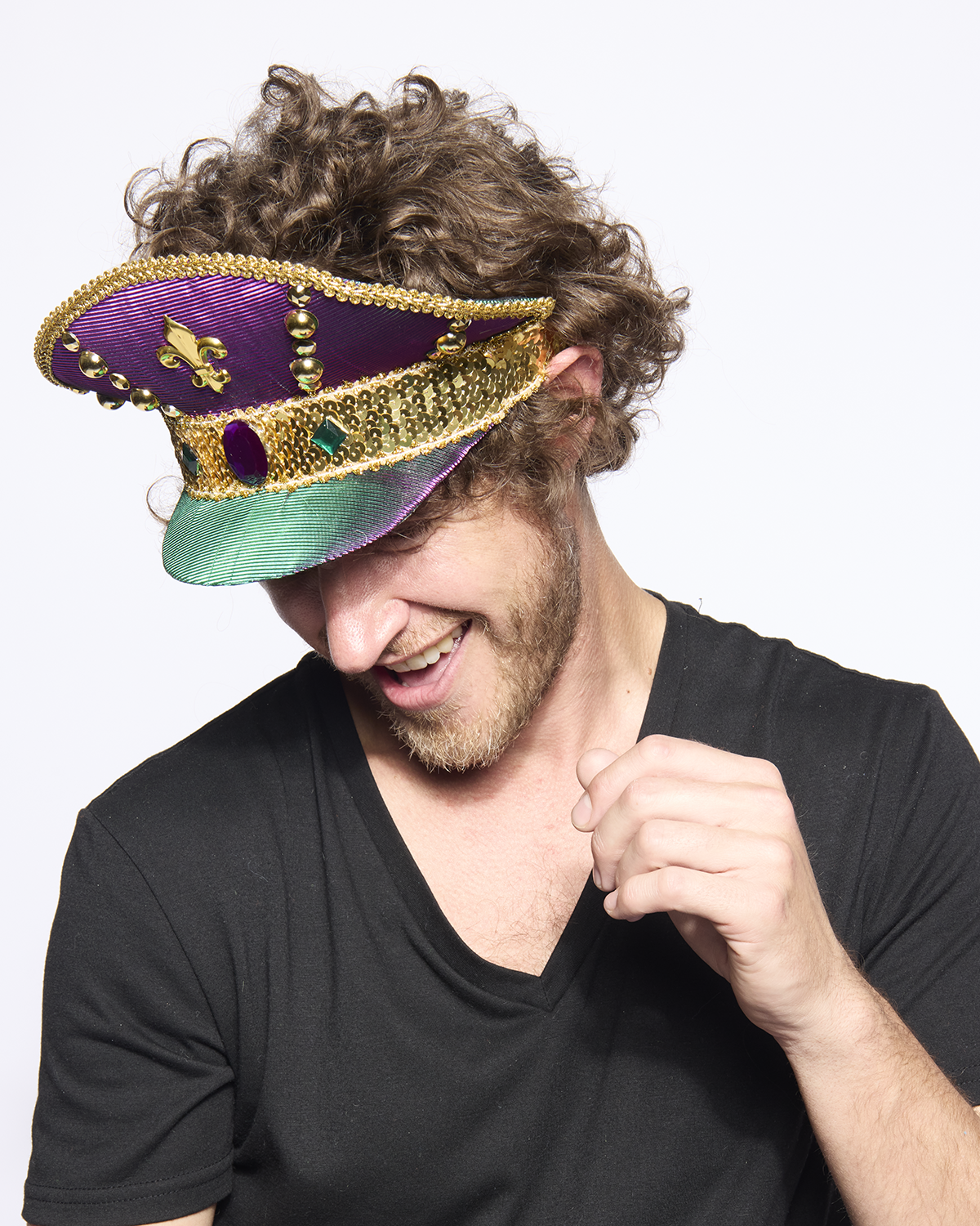 Mardi Gras Captains Half-Cap