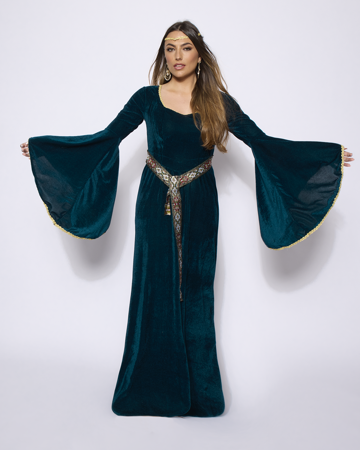 Medieval Maiden, Teal