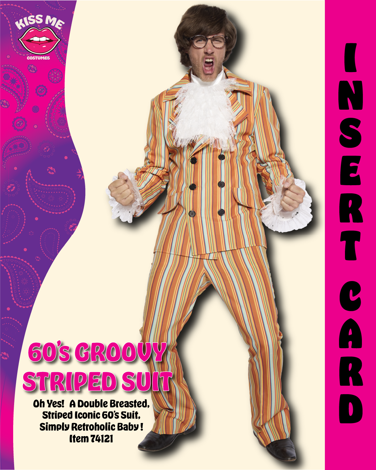 60s Striped Suit