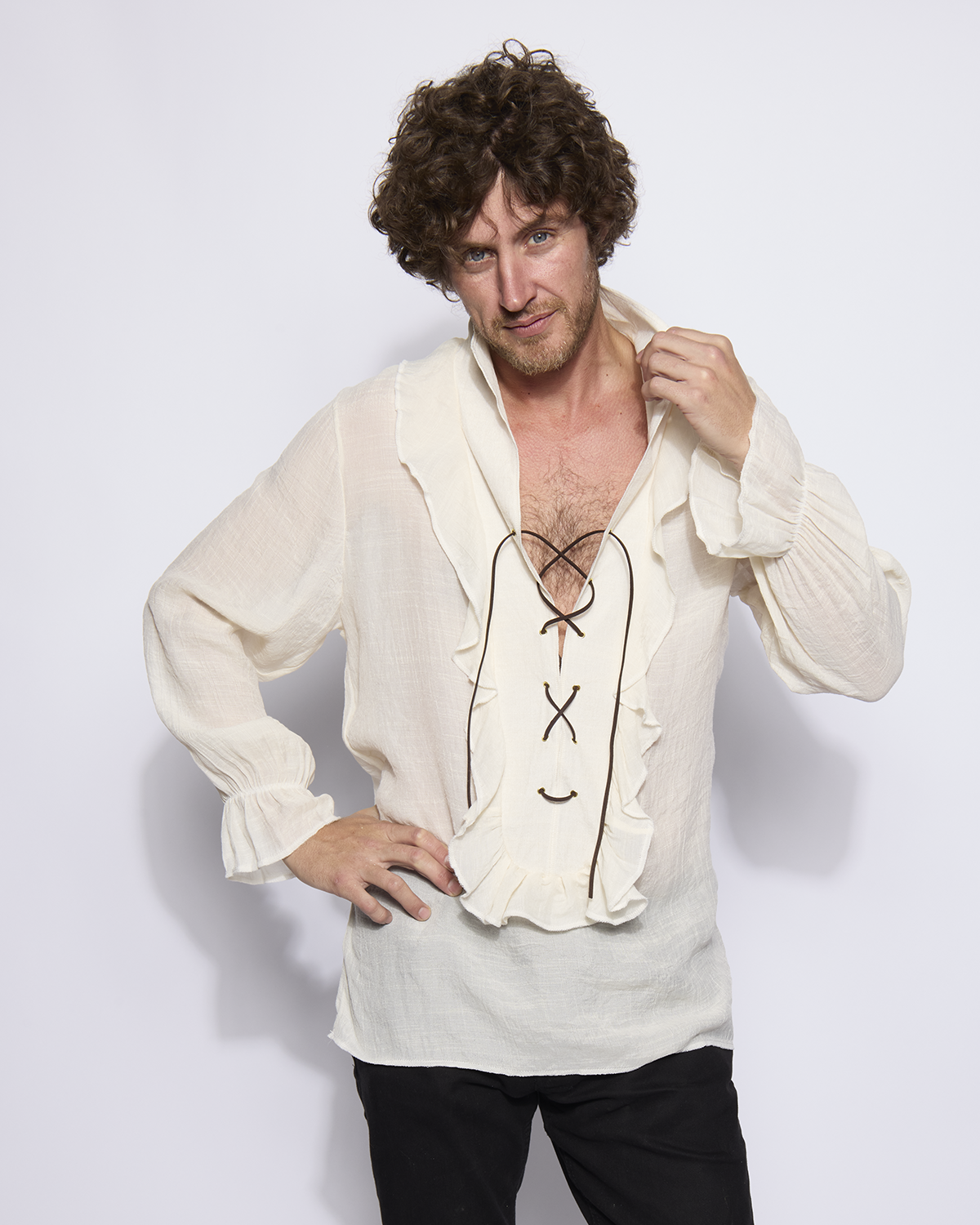 Pirate shirt Cream