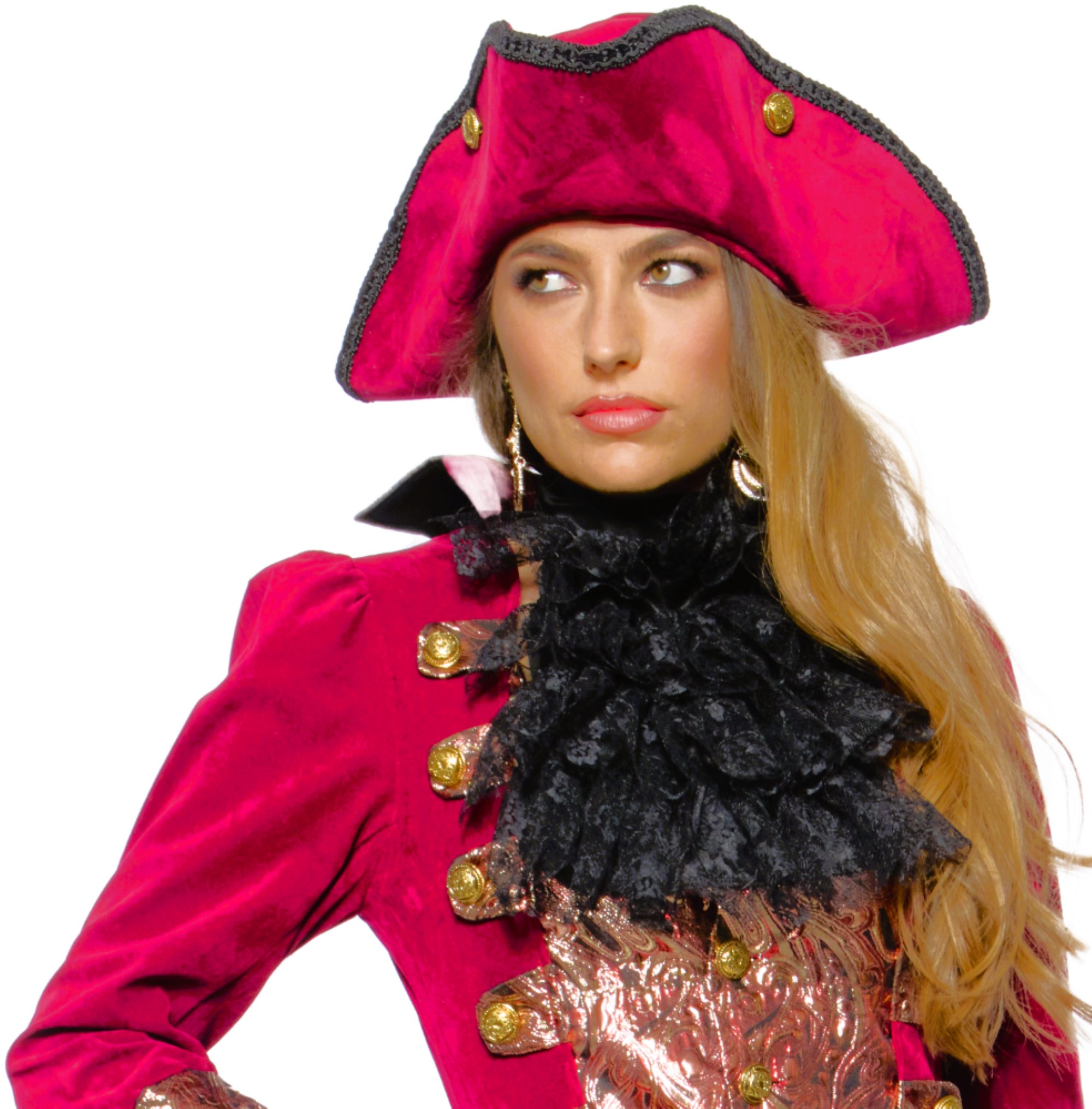 Neck Ruffle, Black