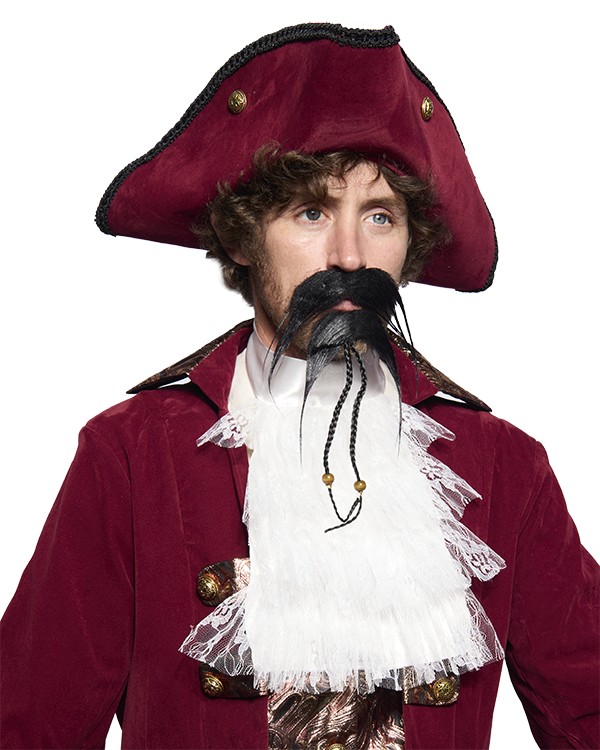 Tricorne Hat, Burgundy