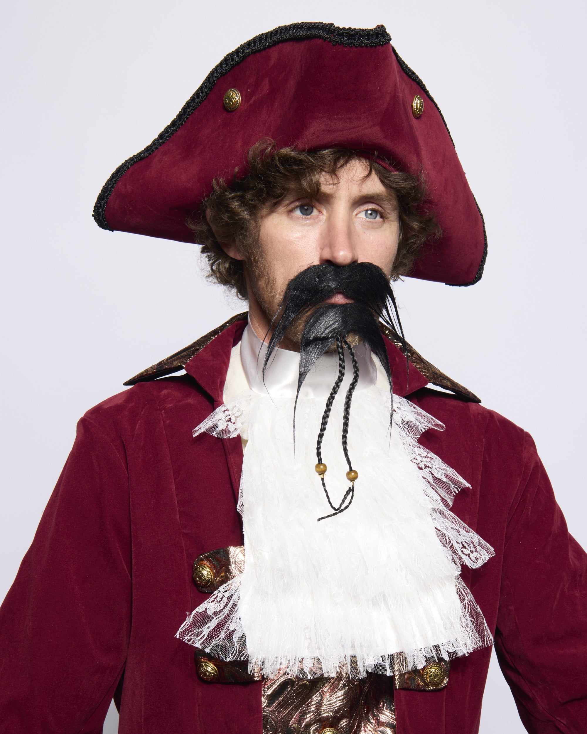 Tricorne Hat, Burgundy