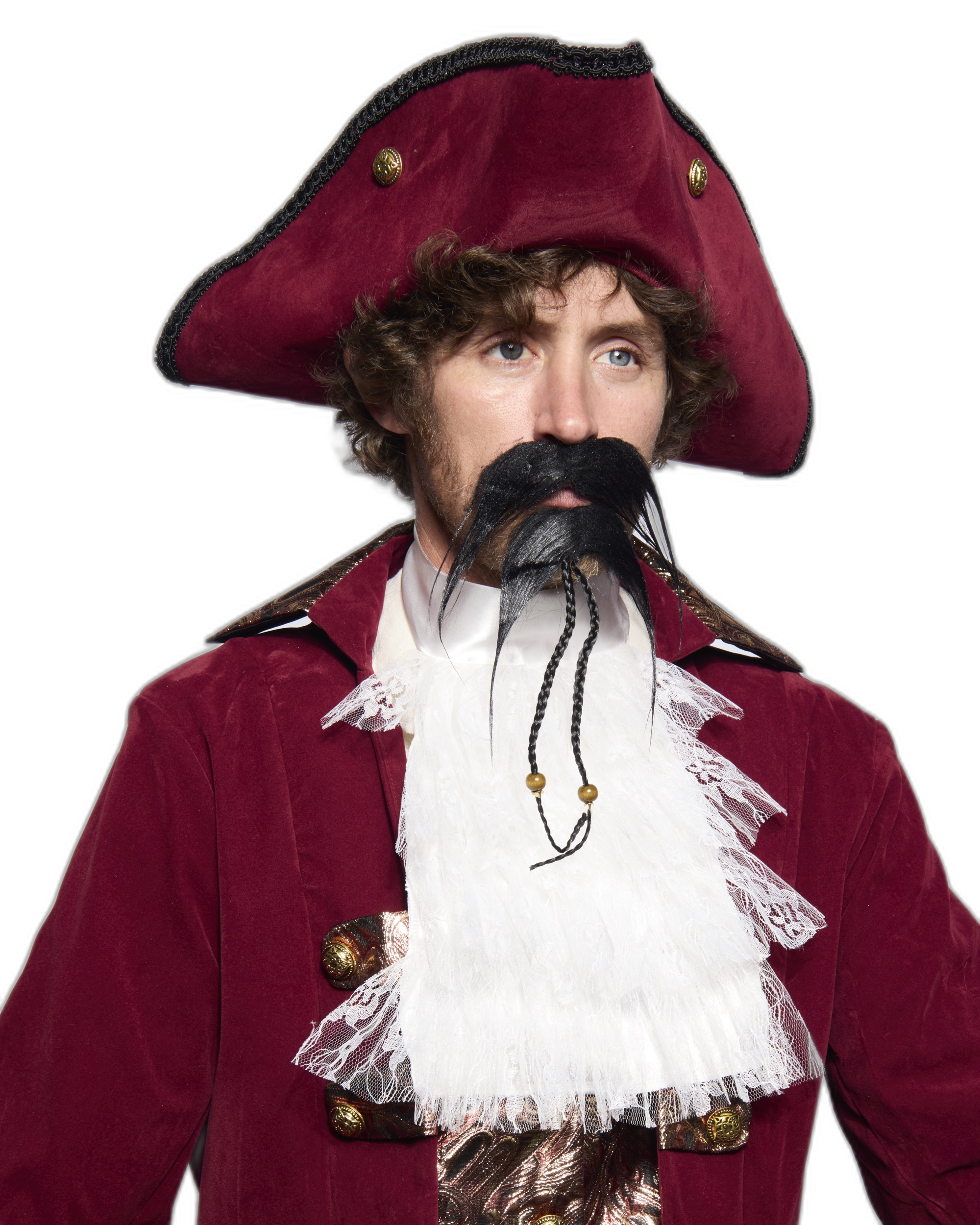 Tricorne Hat, Burgundy