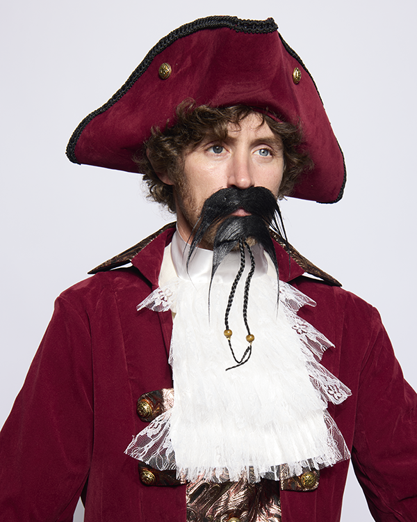 Neck Ruffle, White, Pirate