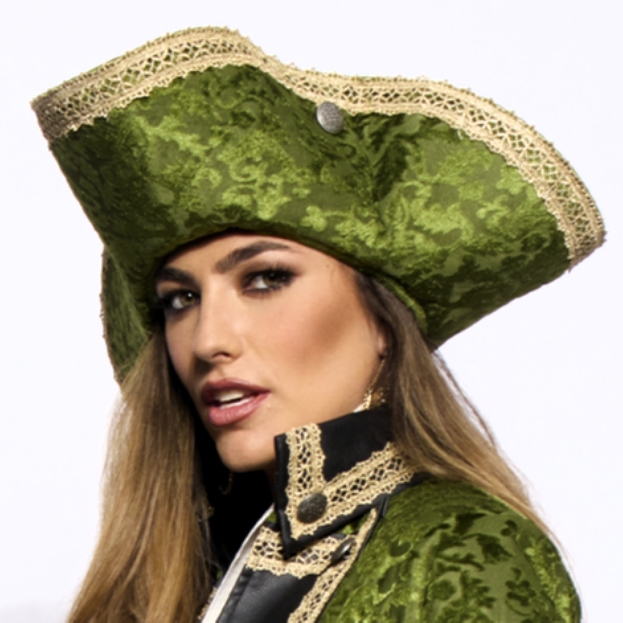 Tricorne Hat, Green