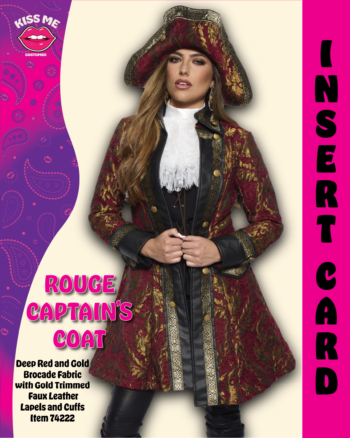 Ladies' Rouge, Captain Coat