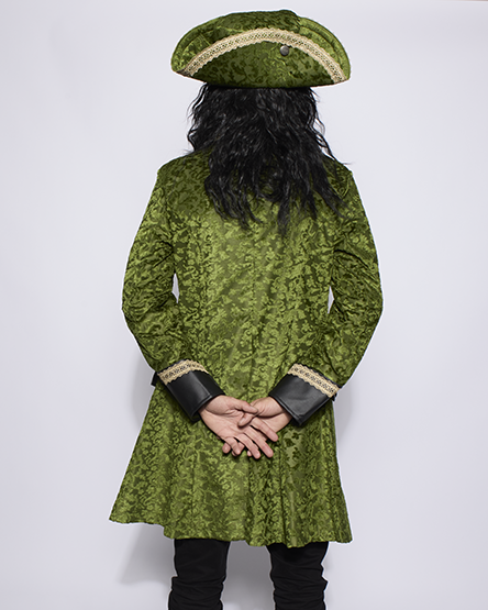 Captain Coat, Mens Green