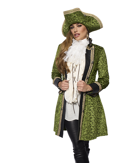 Captain Coat, Ladies Green