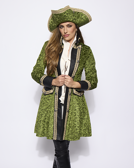 Captain Coat, Ladies Green