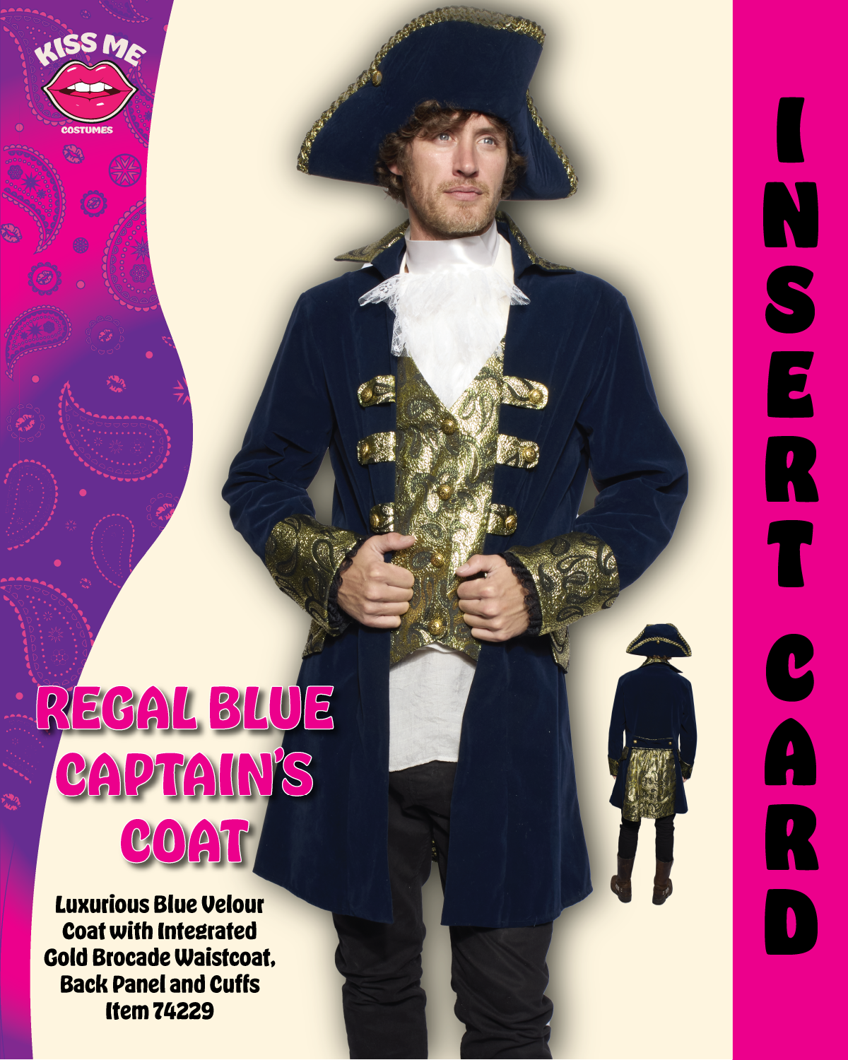 Regal Blue Coat, Mens