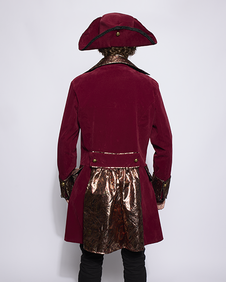 Captain Coat, Mens Regal Burgundy