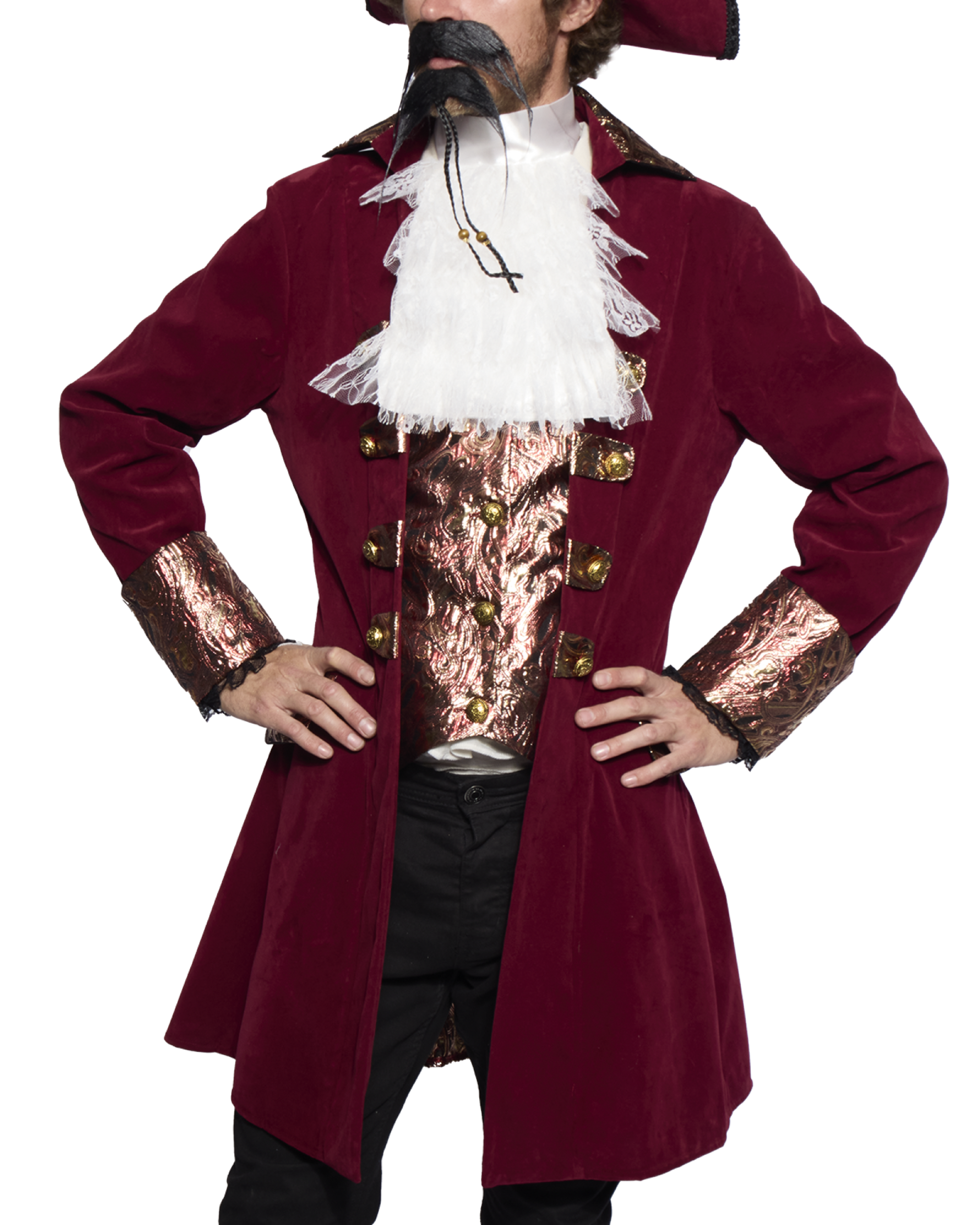 Captain Coat, Mens, Regal Burgundy