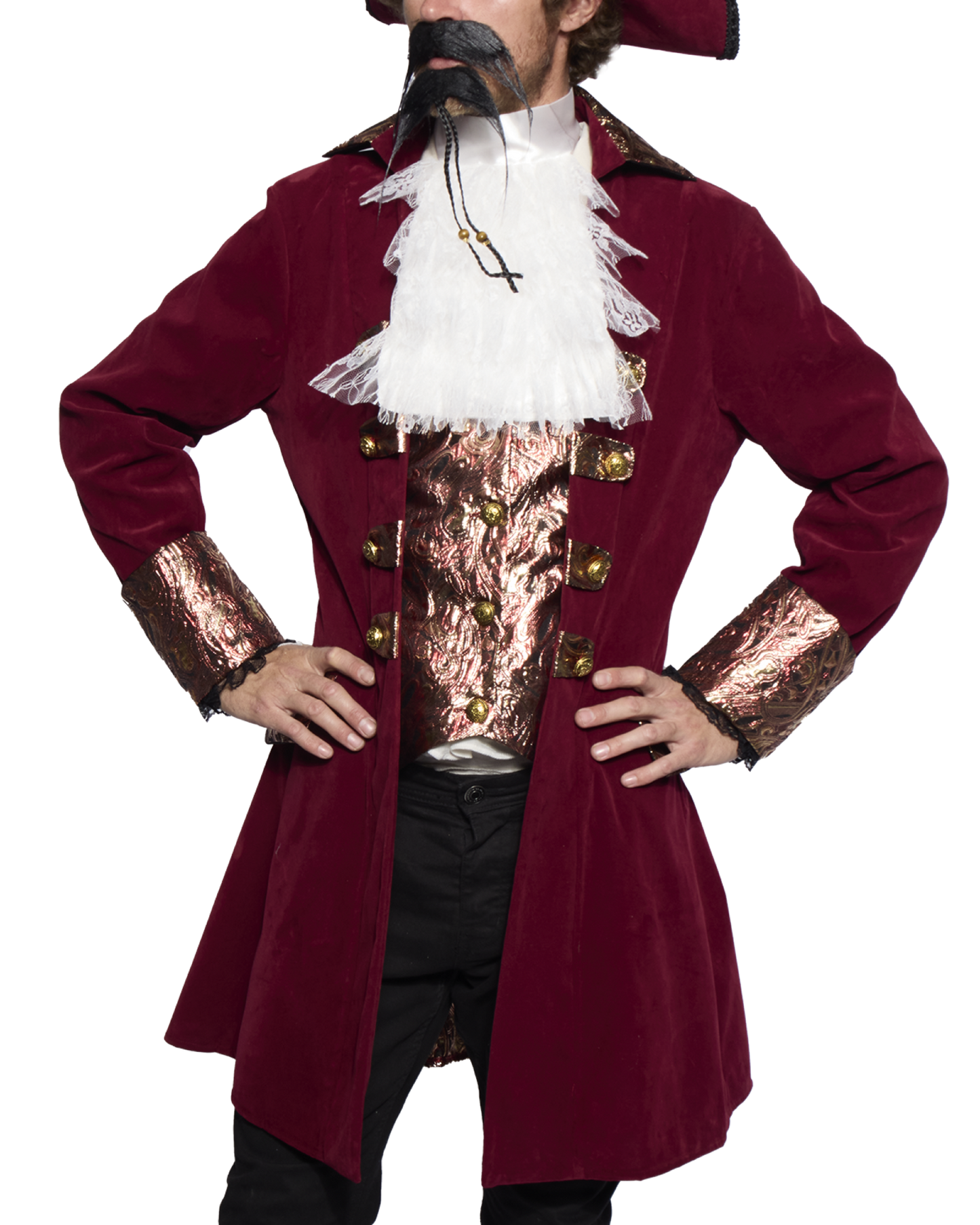 Captain Coat, Mens, Regal Burgundy