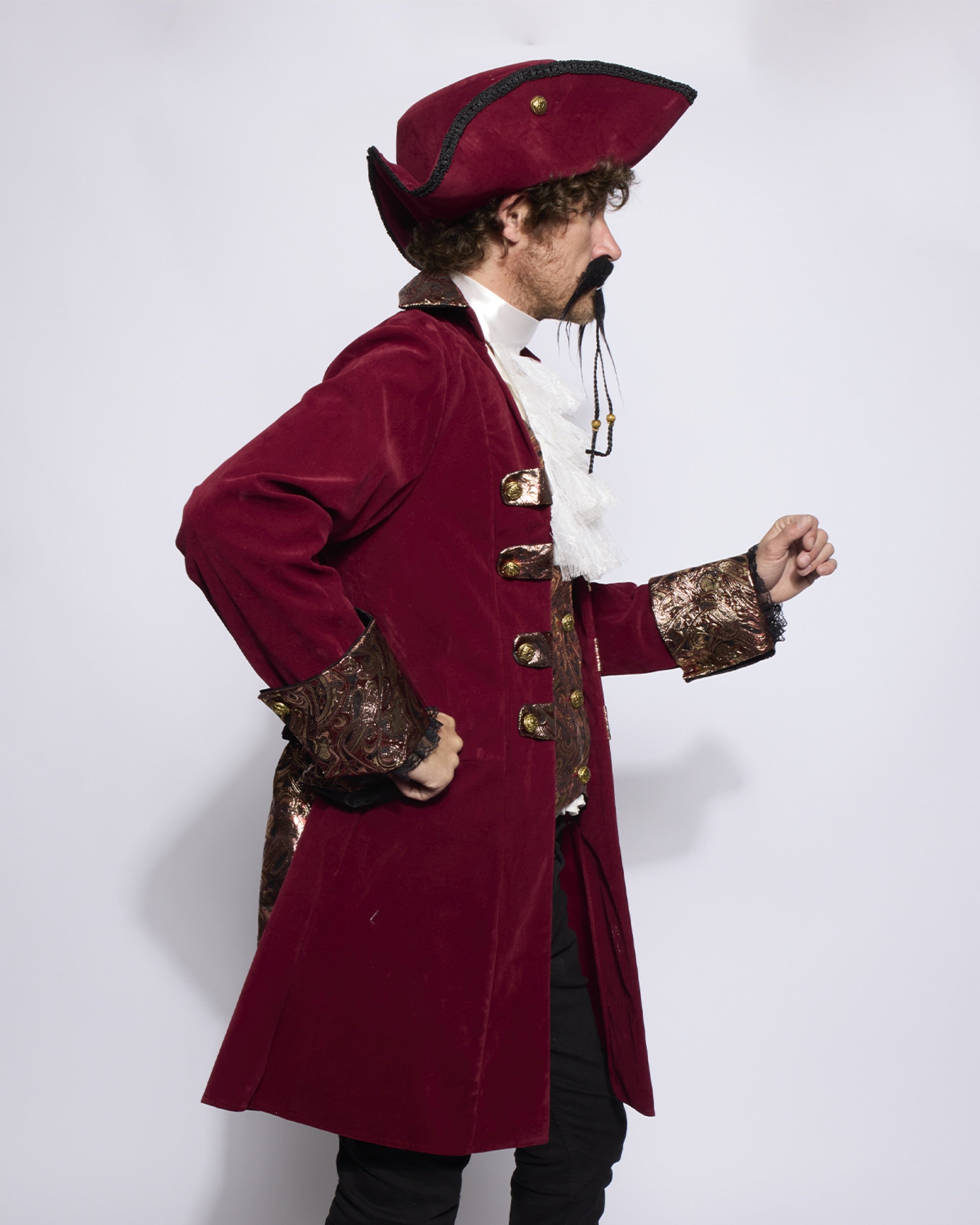 Captain Coat, Mens, Regal Burgundy