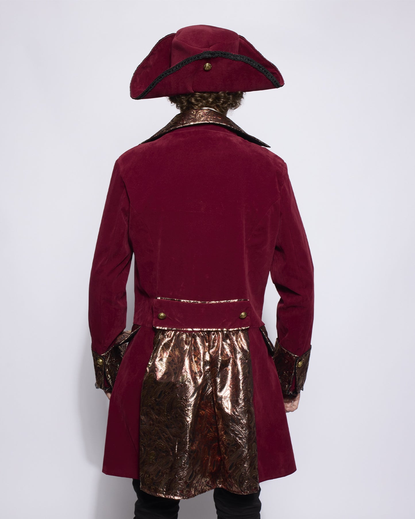Captain Coat, Mens, Regal Burgundy