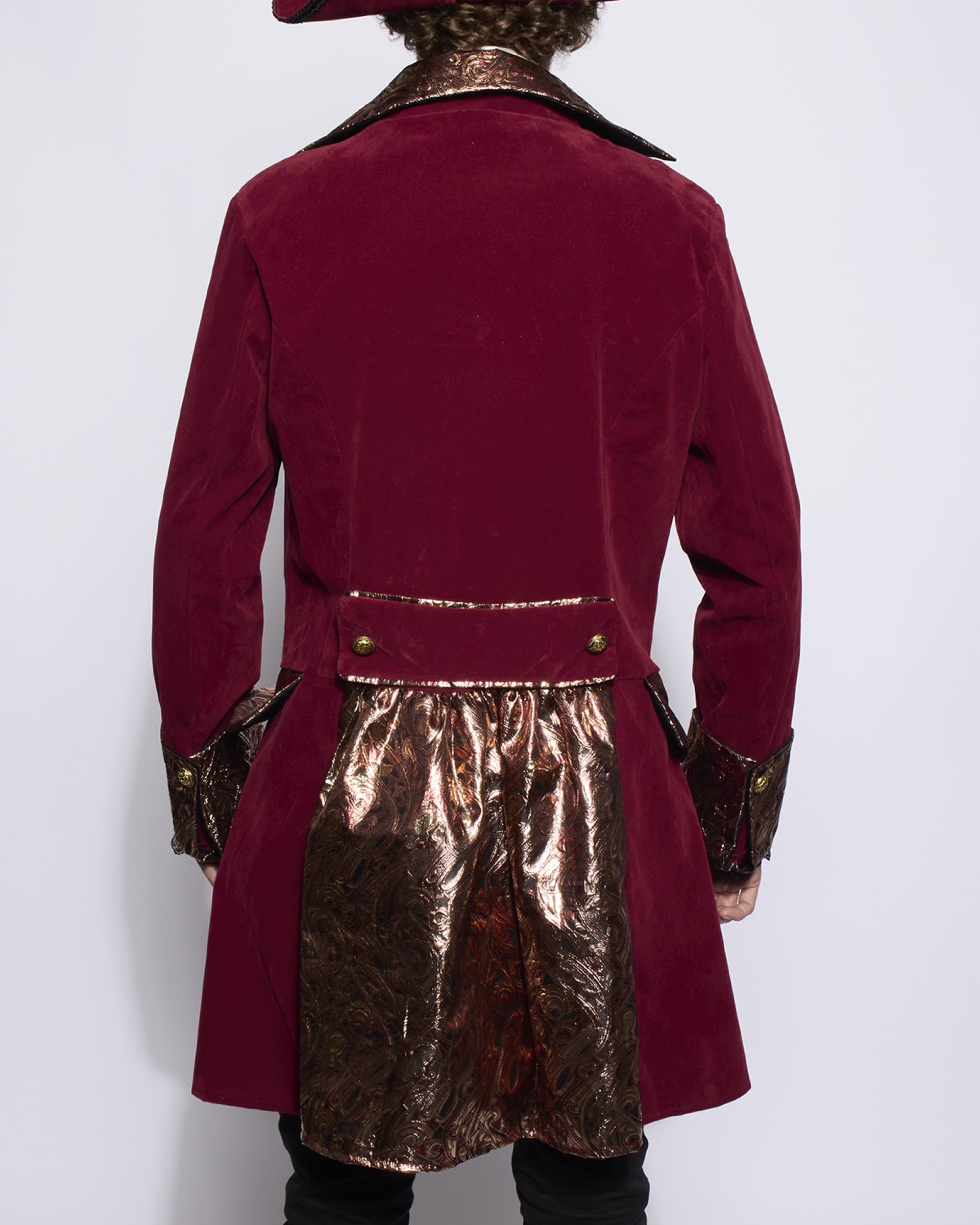 Captain Coat, Mens, Regal Burgundy