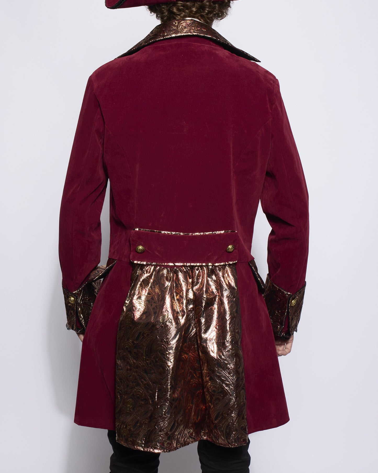 Captain Coat, Mens, Regal Burgundy