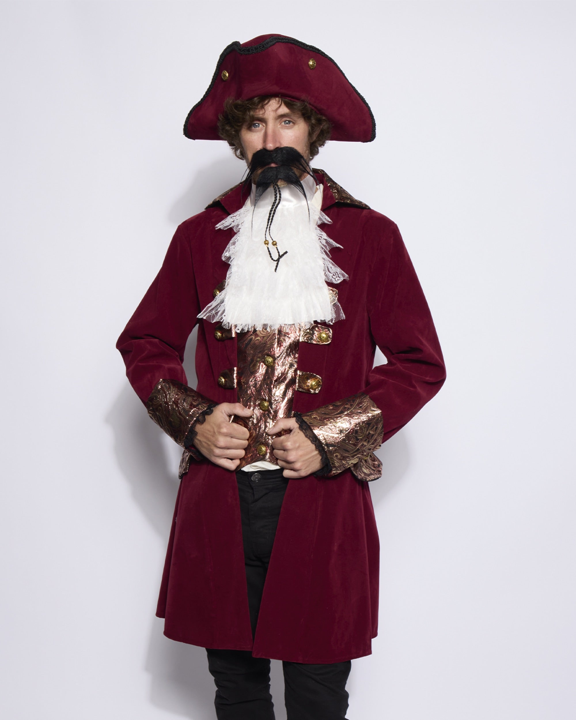 Captain Coat, Mens, Regal Burgundy