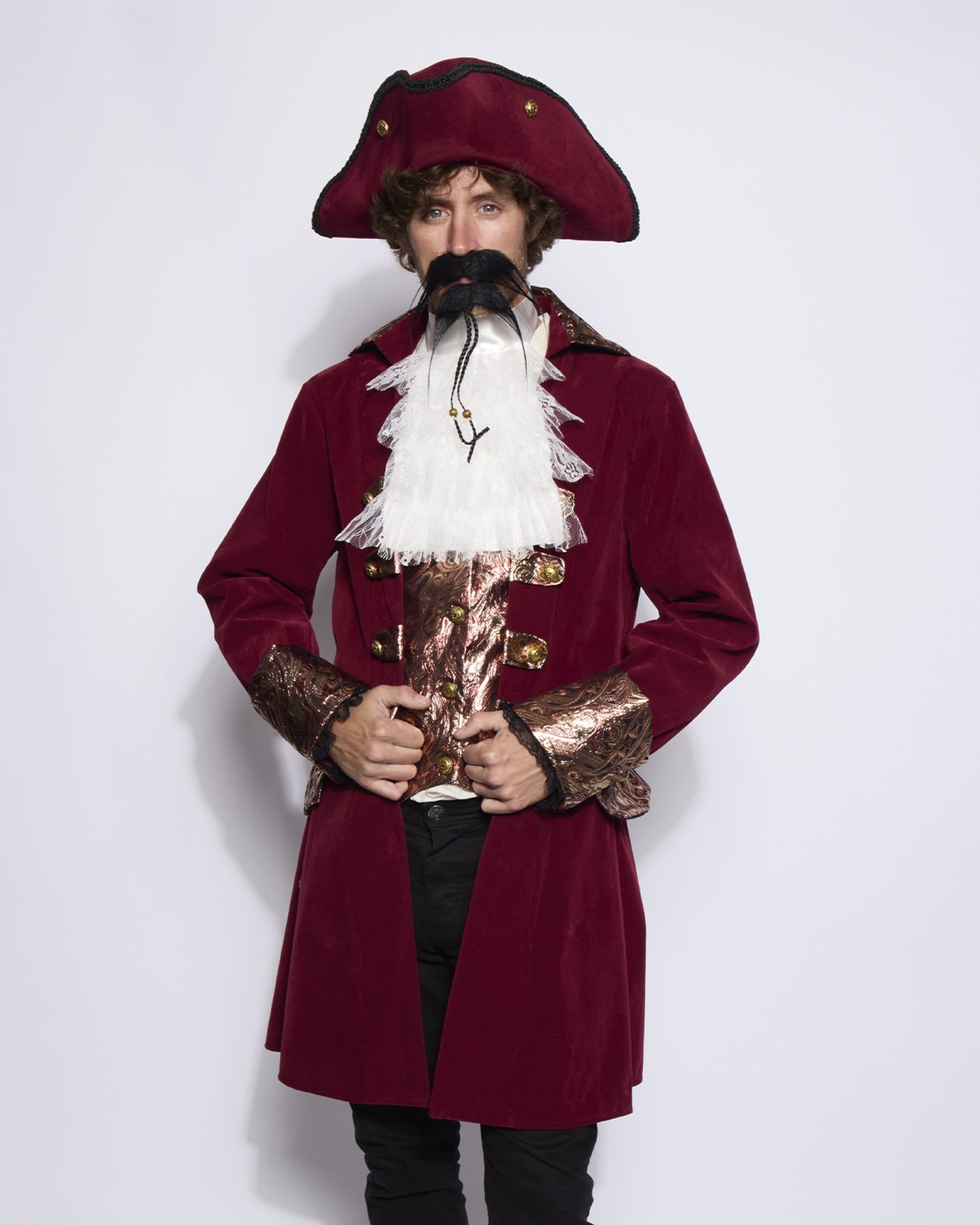 Captain Coat, Mens, Regal Burgundy