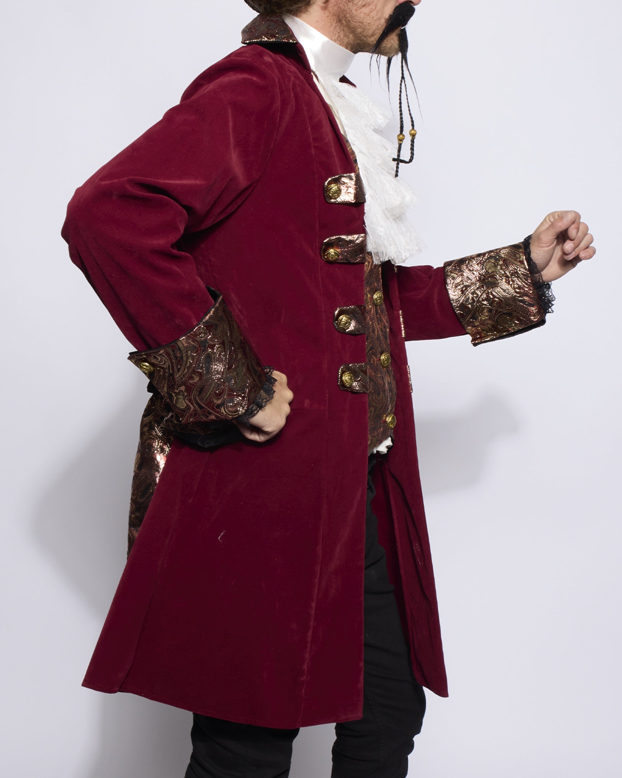Captain Coat, Mens, Regal Burgundy
