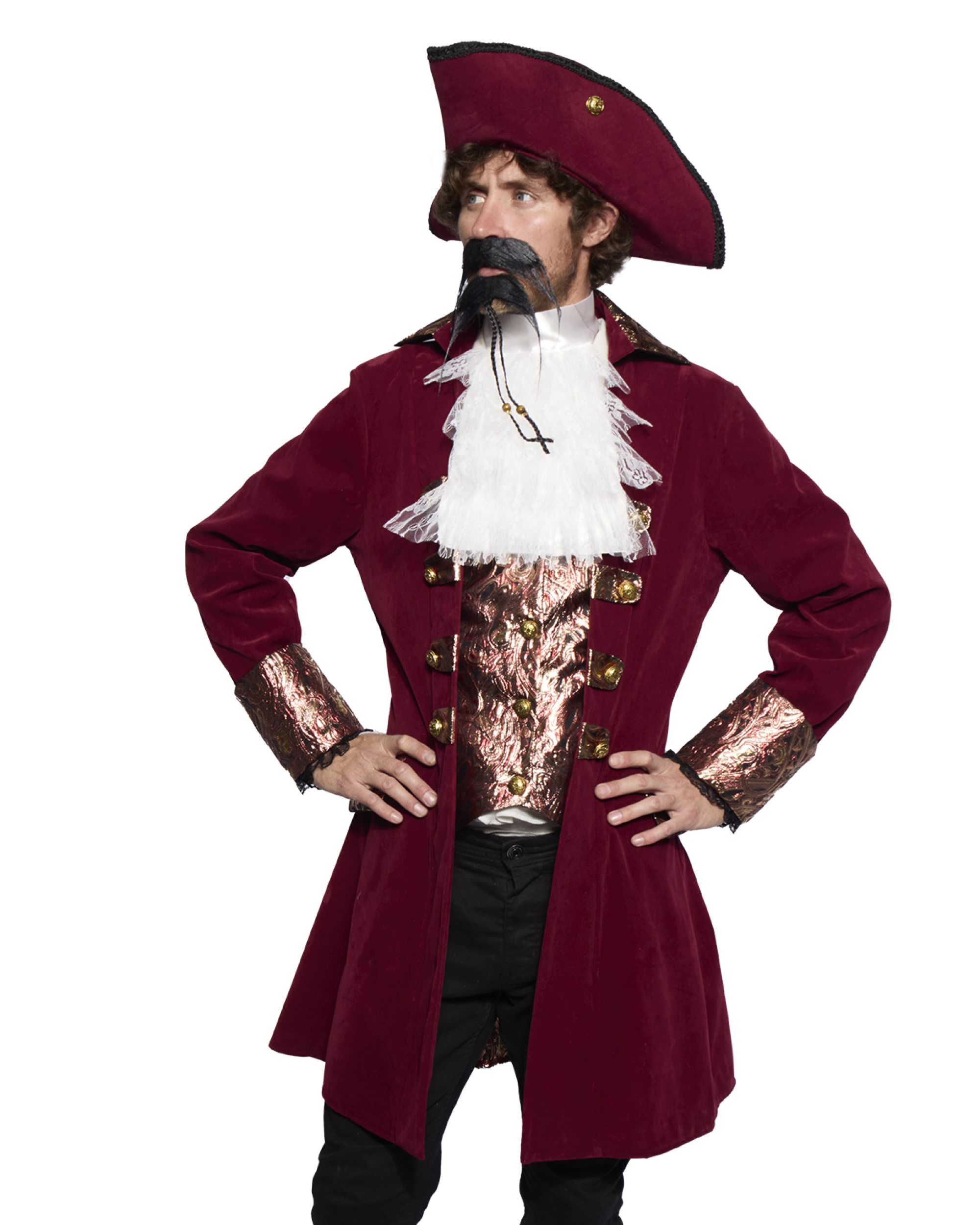Captain Coat, Mens, Regal Burgundy