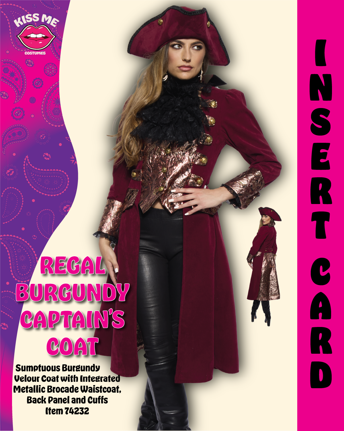 Captain Coat, Ladies' Regal Burgundy