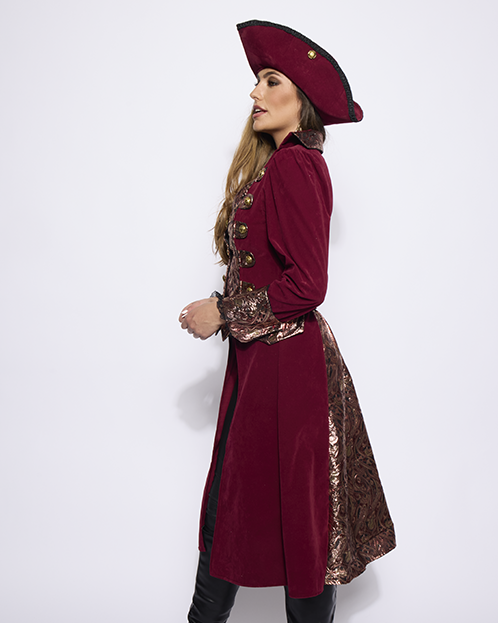 Captain Coat, Ladies' Regal Burgundy
