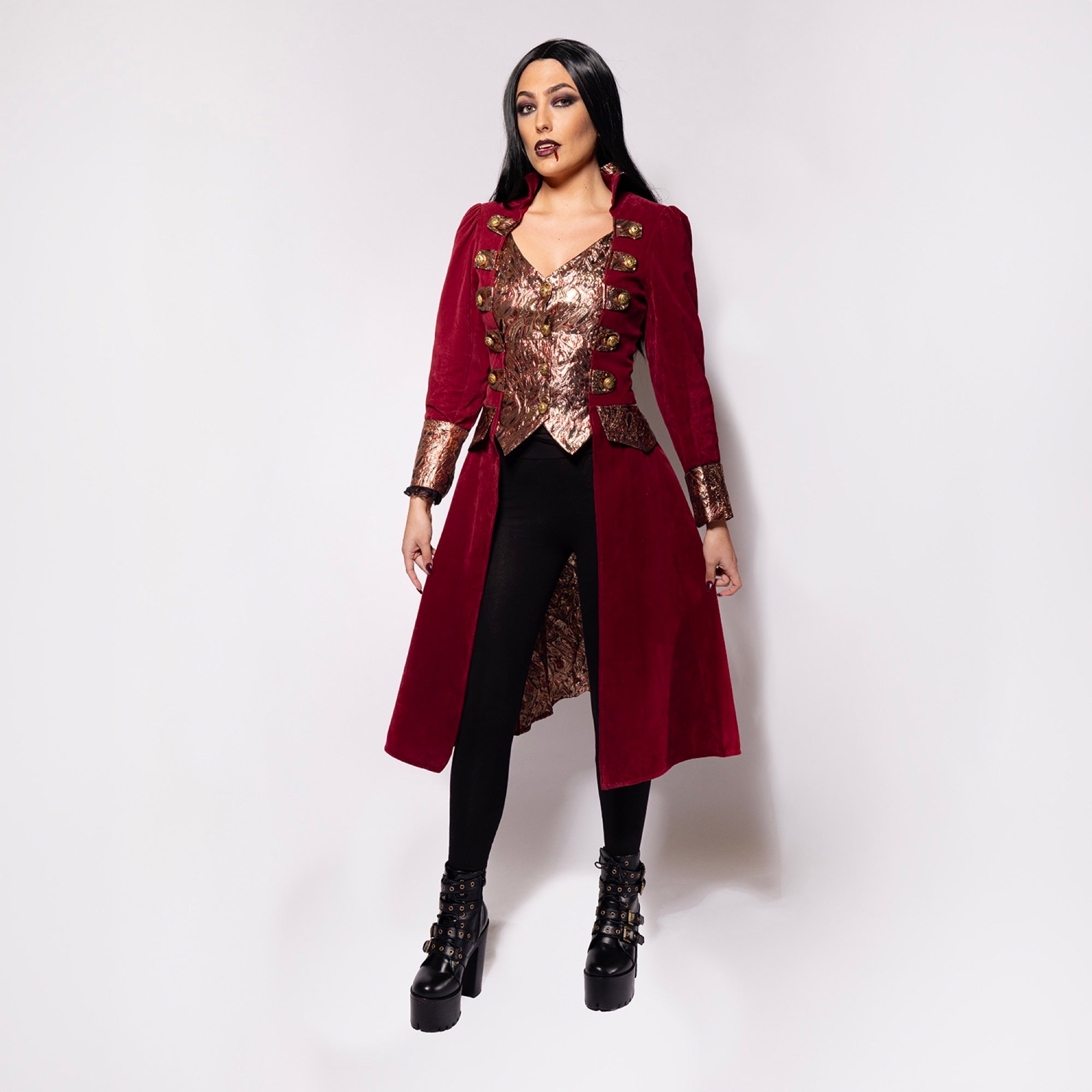 Captain Coat, Ladies, Regal Burgundy