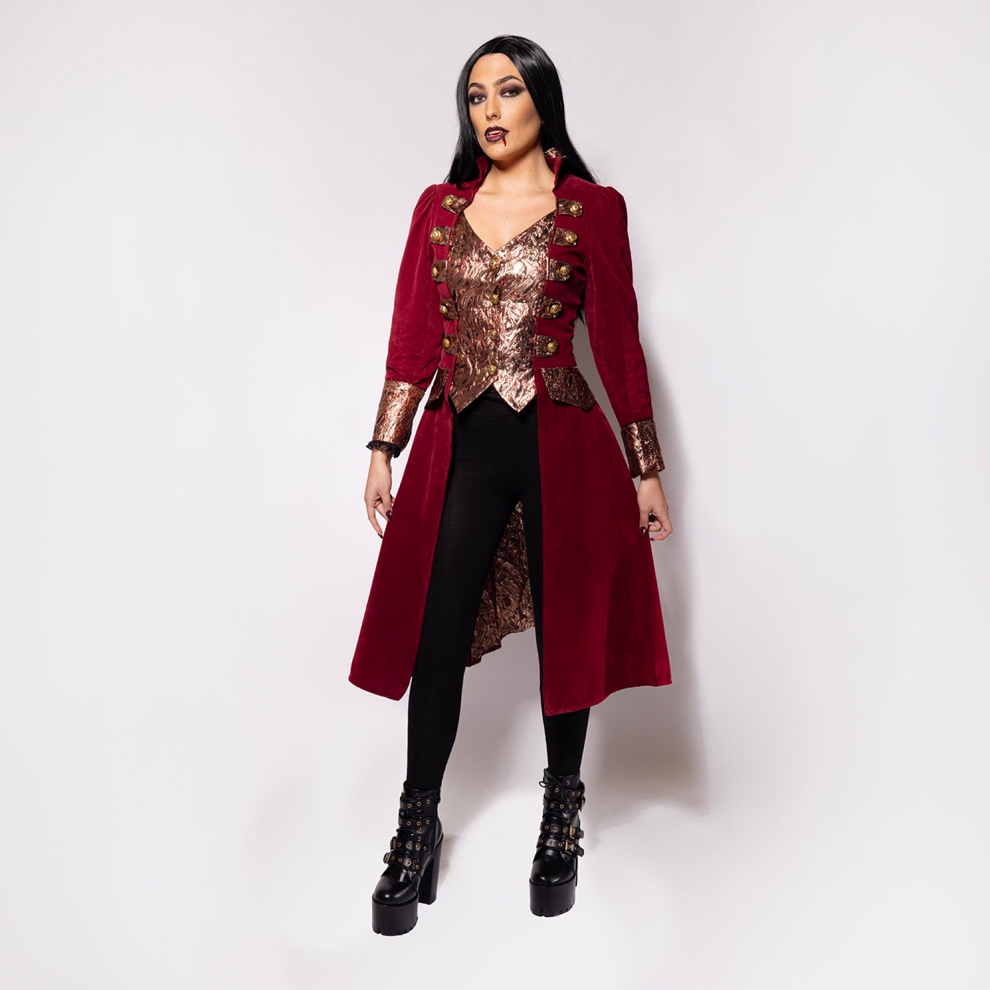 Captain Coat, Ladies, Regal Burgundy