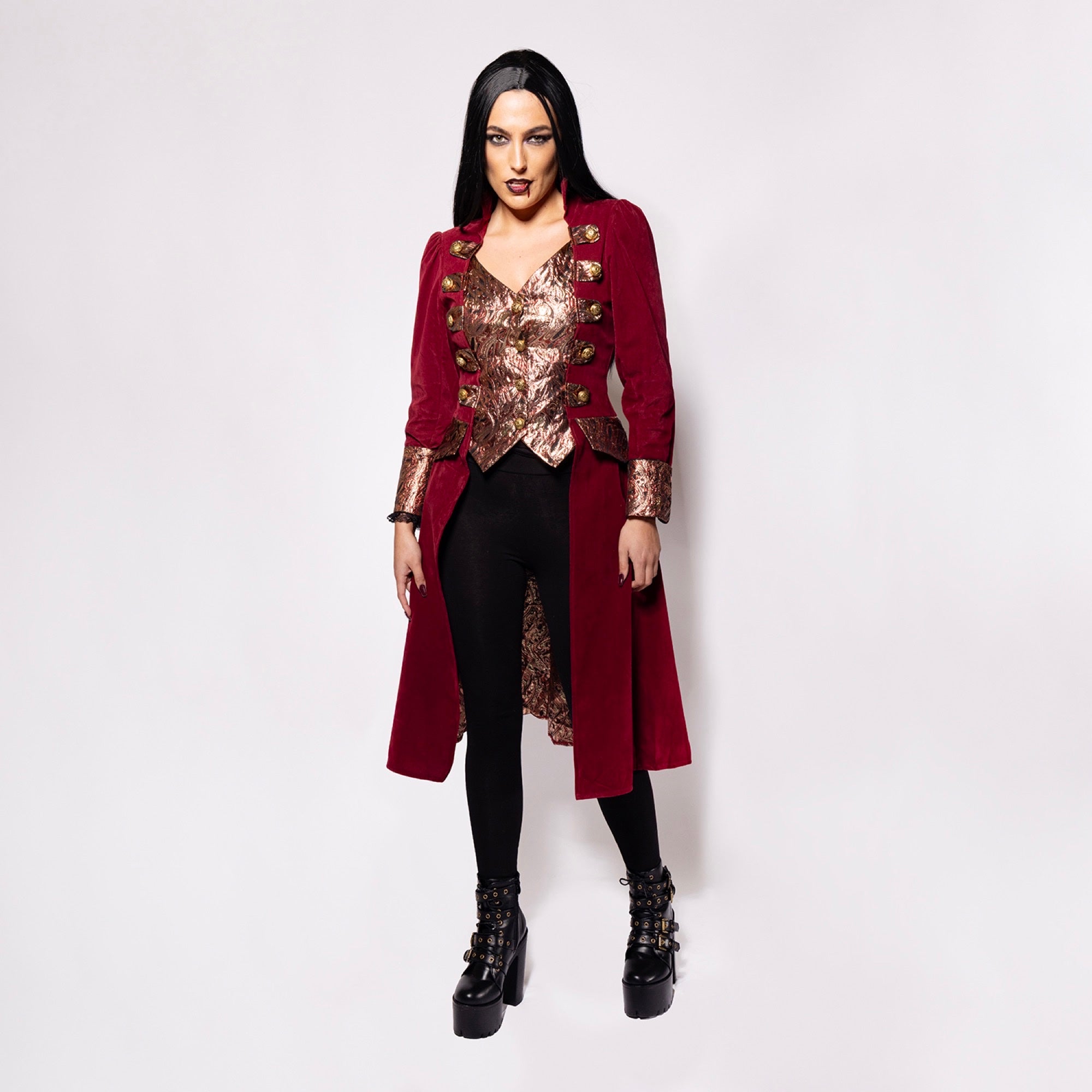 Captain Coat, Ladies, Regal Burgundy