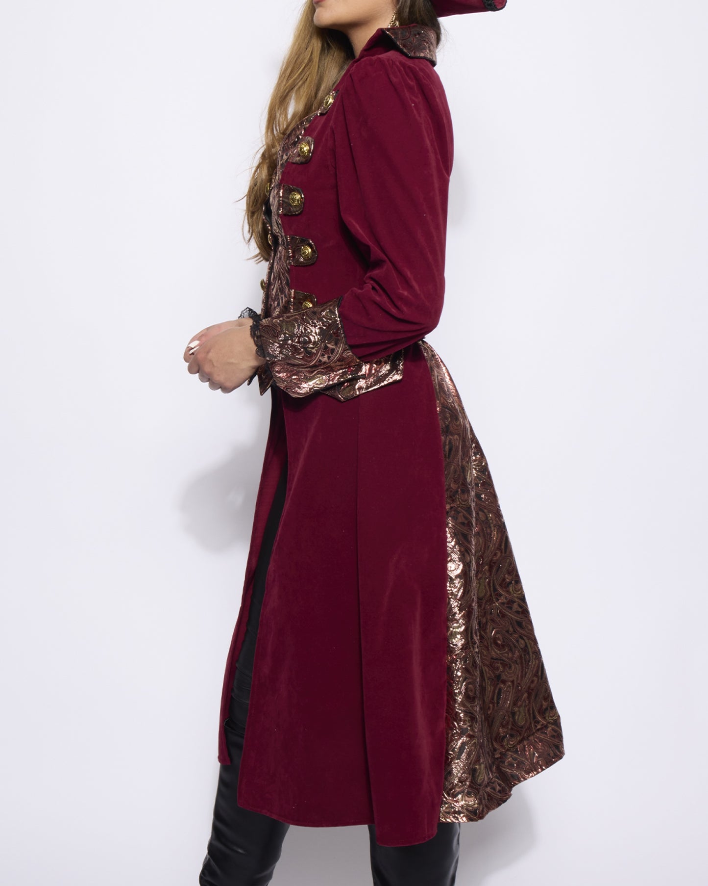 Captain Coat, Ladies, Regal Burgundy