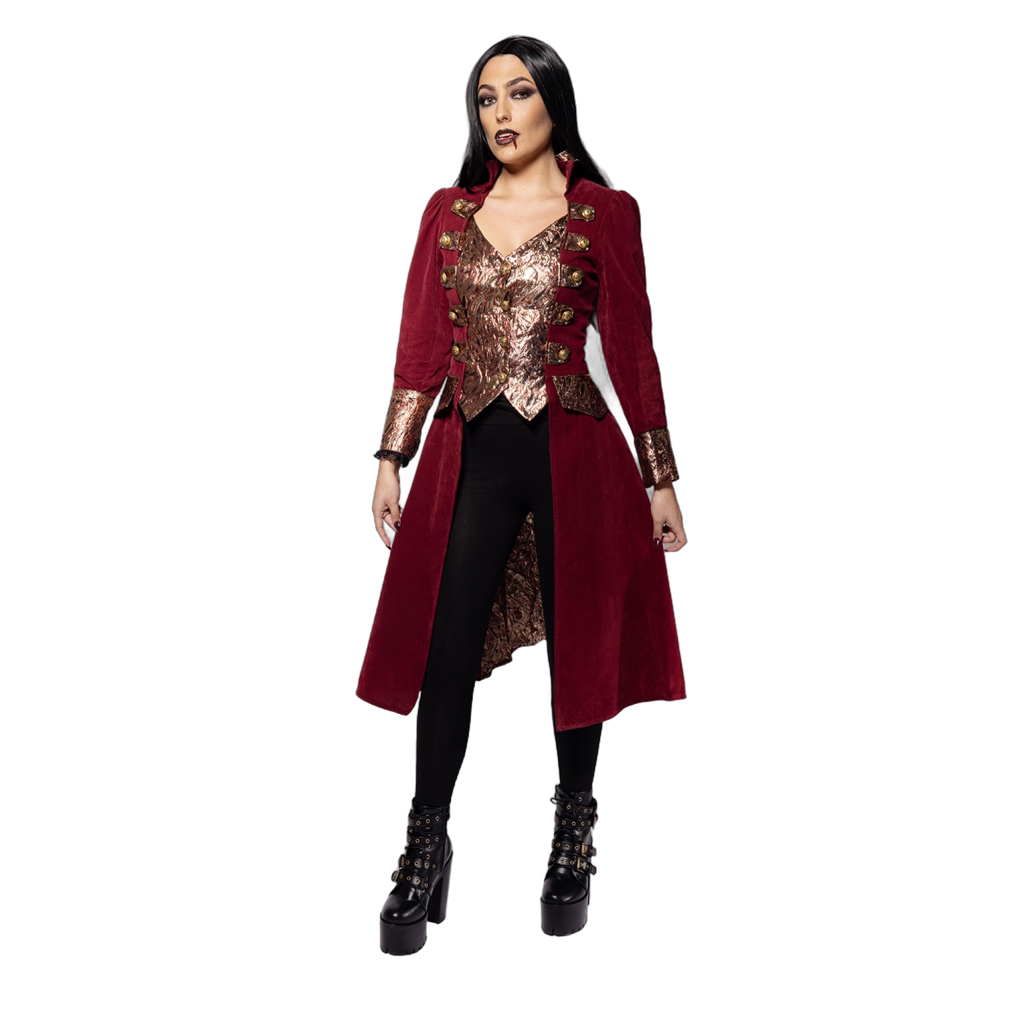 Captain Coat, Ladies, Regal Burgundy