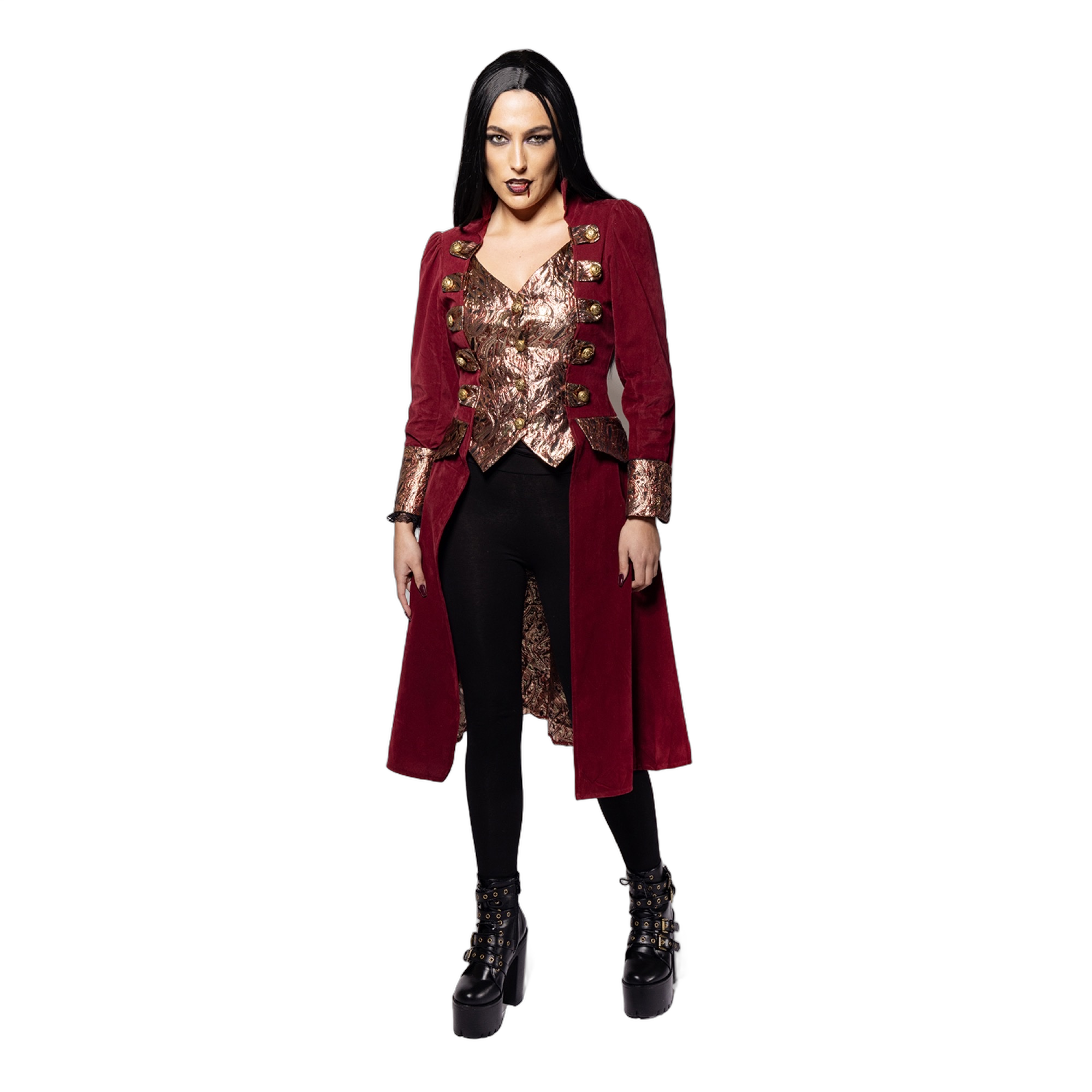 Captain Coat, Ladies, Regal Burgundy