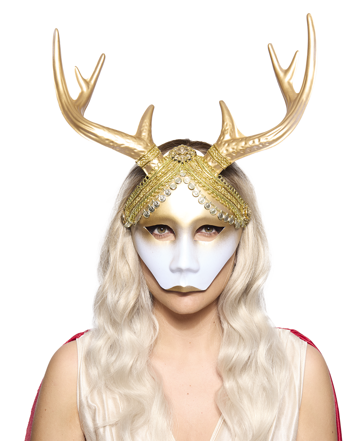 Mystical Stag Venetian Mask