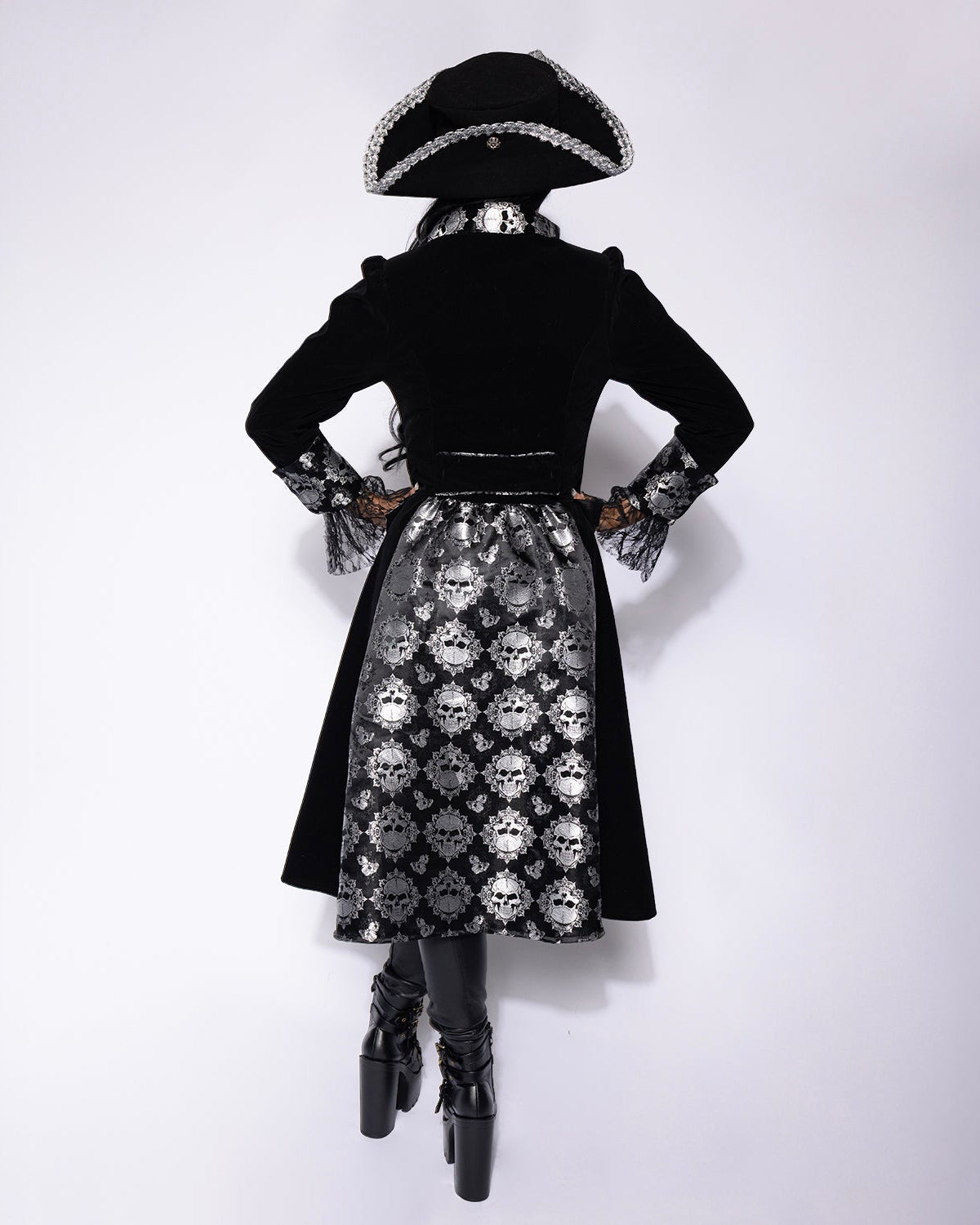 Ladies Captain Black Bones Coat